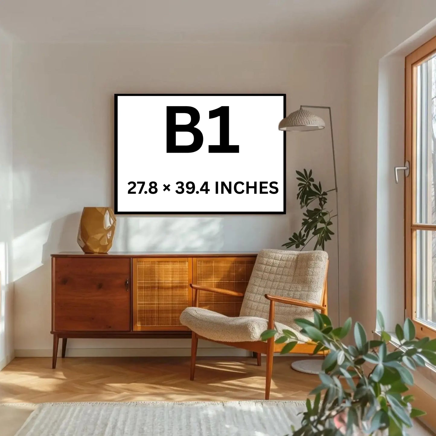 B1 size - Custom Led Glowing frame