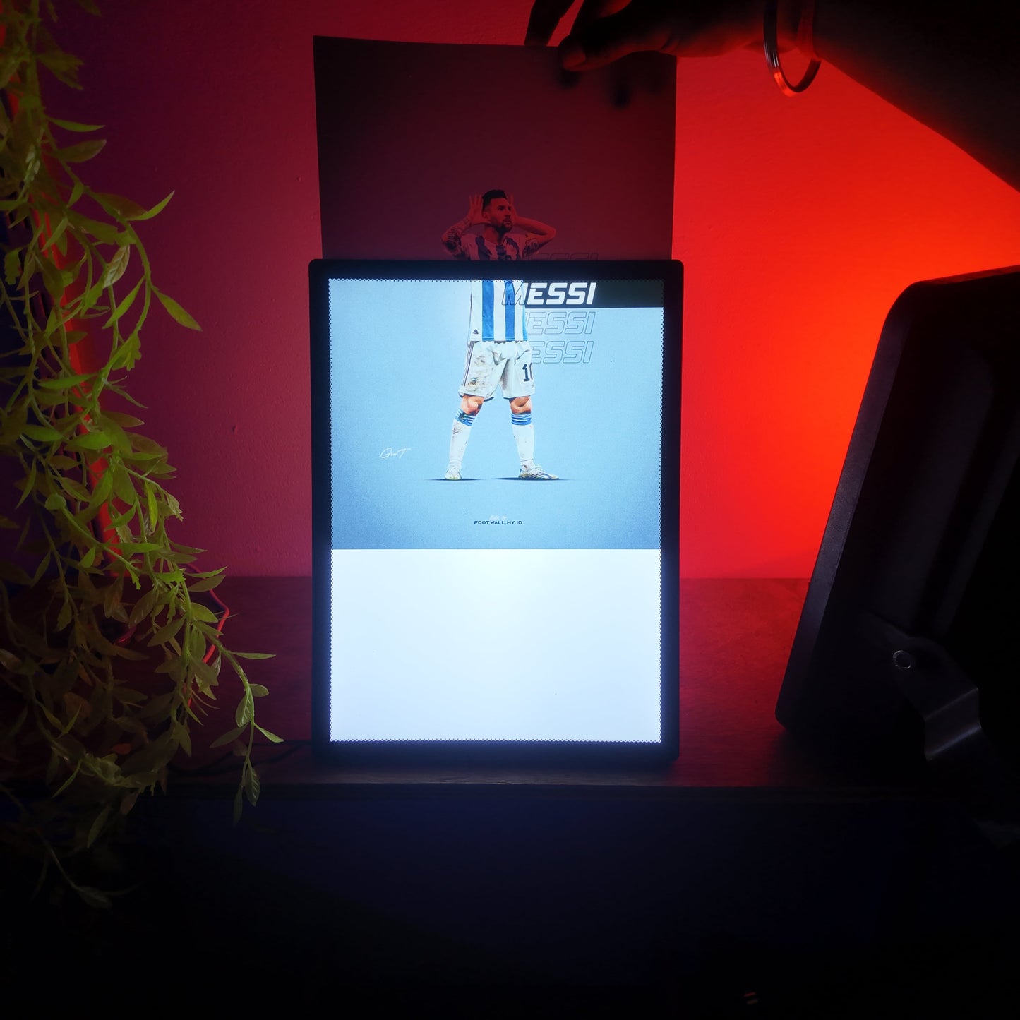 Messi LED Frame