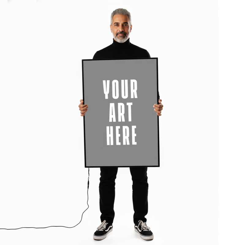 Custom Photo LED Frame – A1 Size