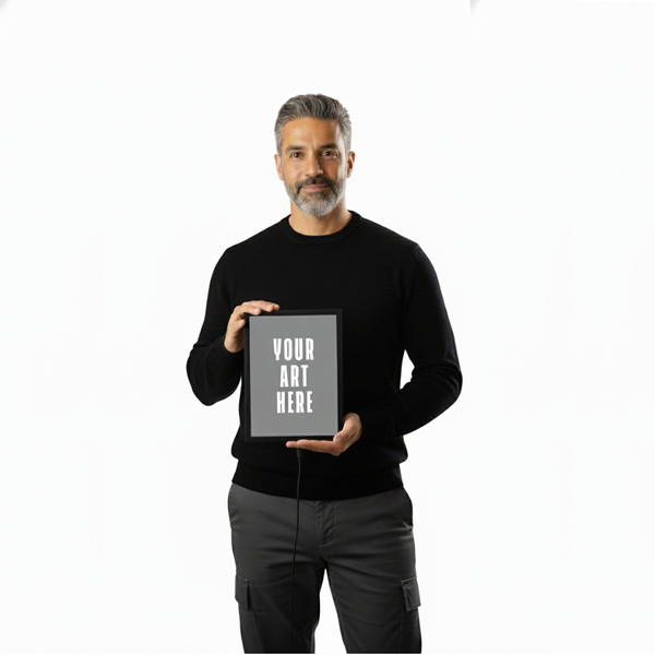 Custom Photo LED Frame – A4 Size