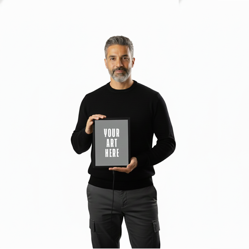 Custom Photo LED Frame – A4 Size