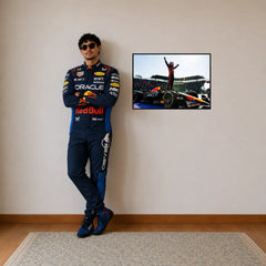 Max Verstappen 4X World Champion – F1 Racing LED Frame | A2 In A Row / championship design