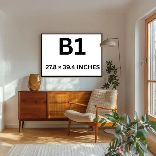 B1 size - Custom Led Glowing frame