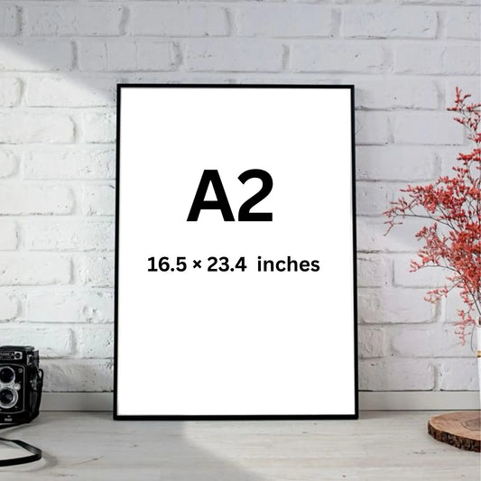 A2 size - Custom Led Glowing frame