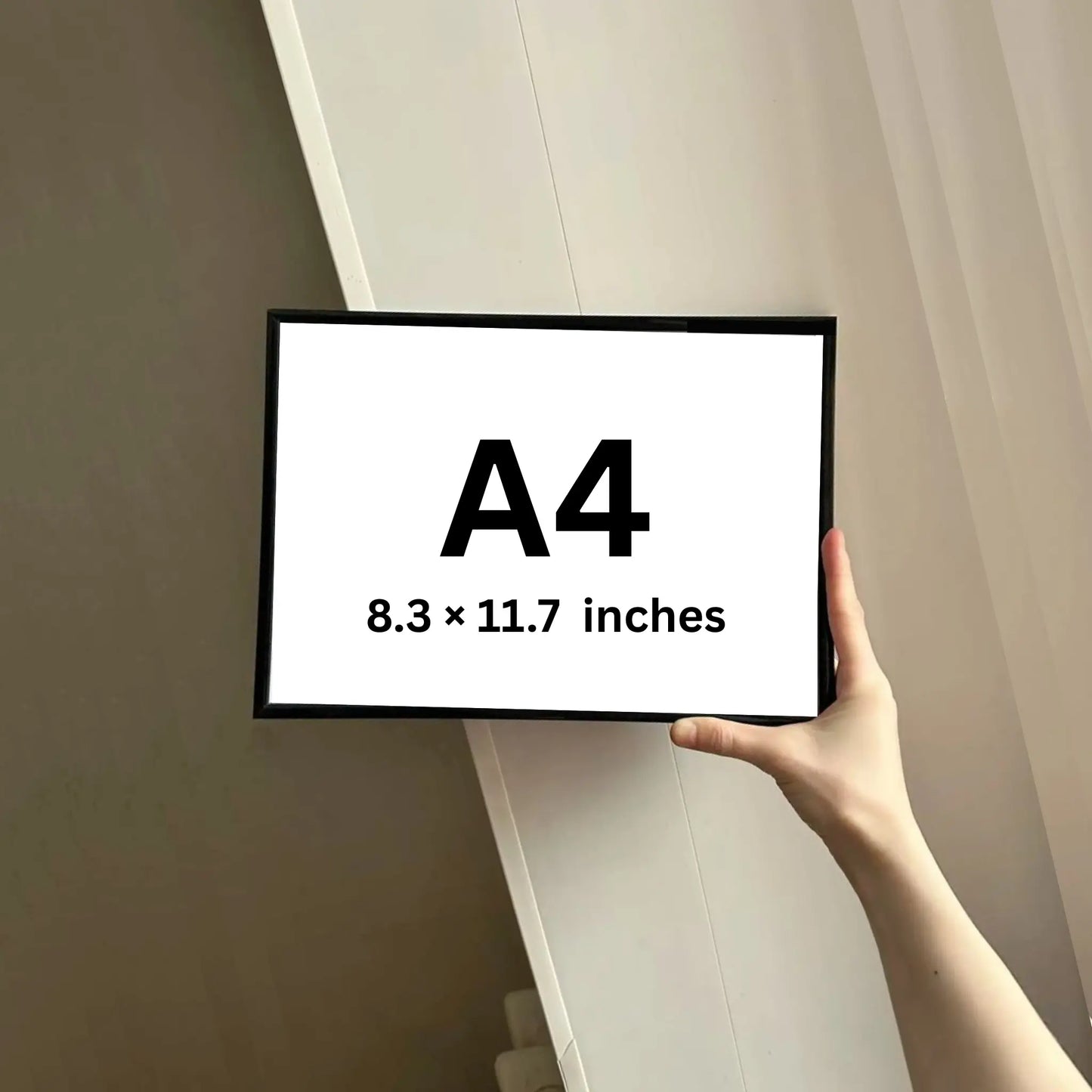 A4 size - Custom Led Glowing frame