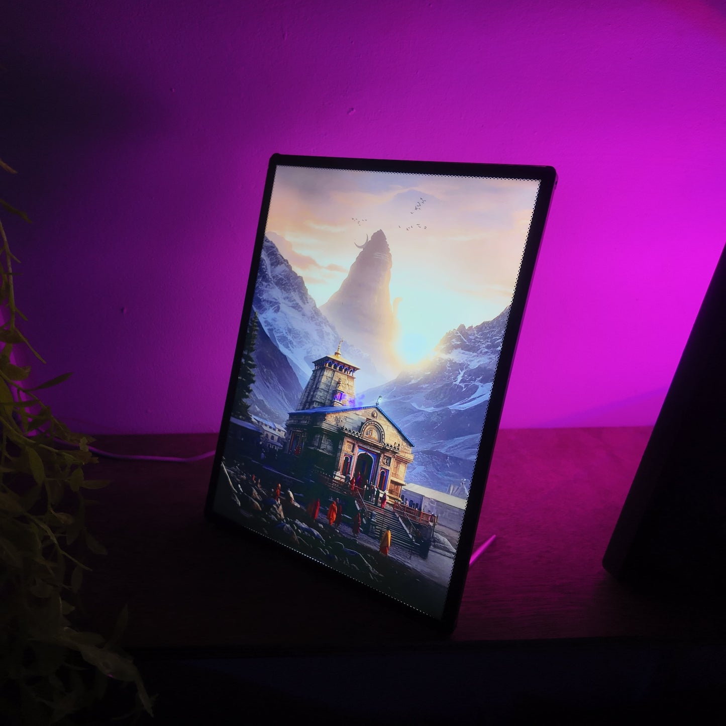 Kedarnath Temple LED Frame