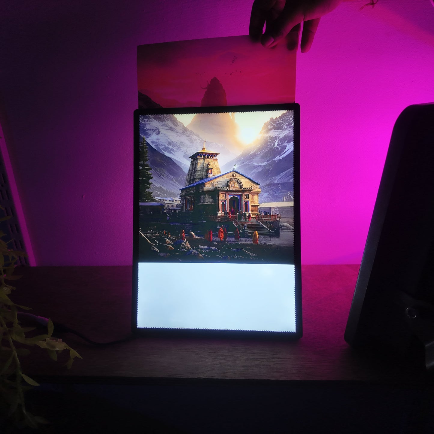 Kedarnath Temple LED Frame