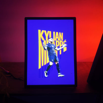 Kylian Mbappé LED Frame