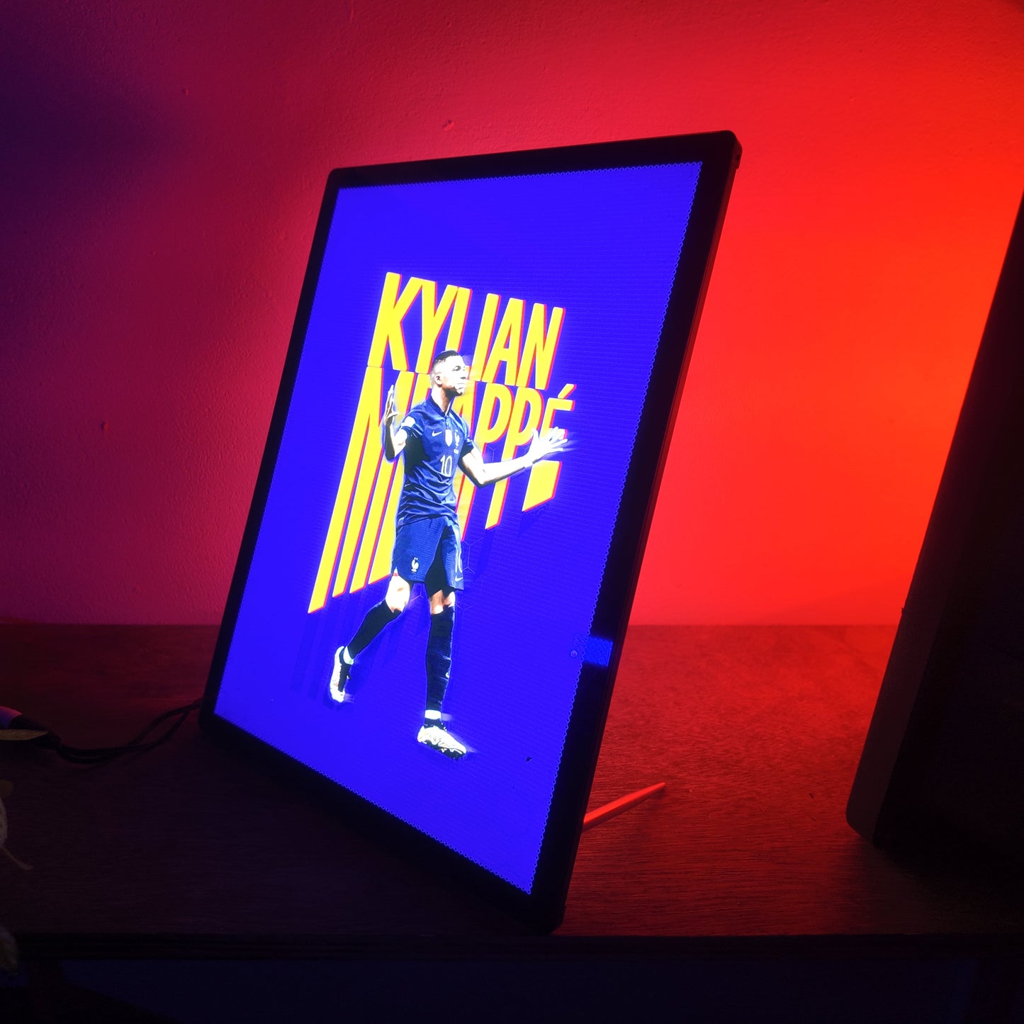 Kylian Mbappé LED Frame