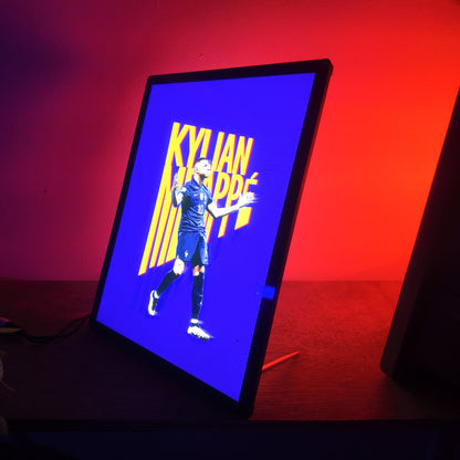 Kylian Mbappé LED Frame