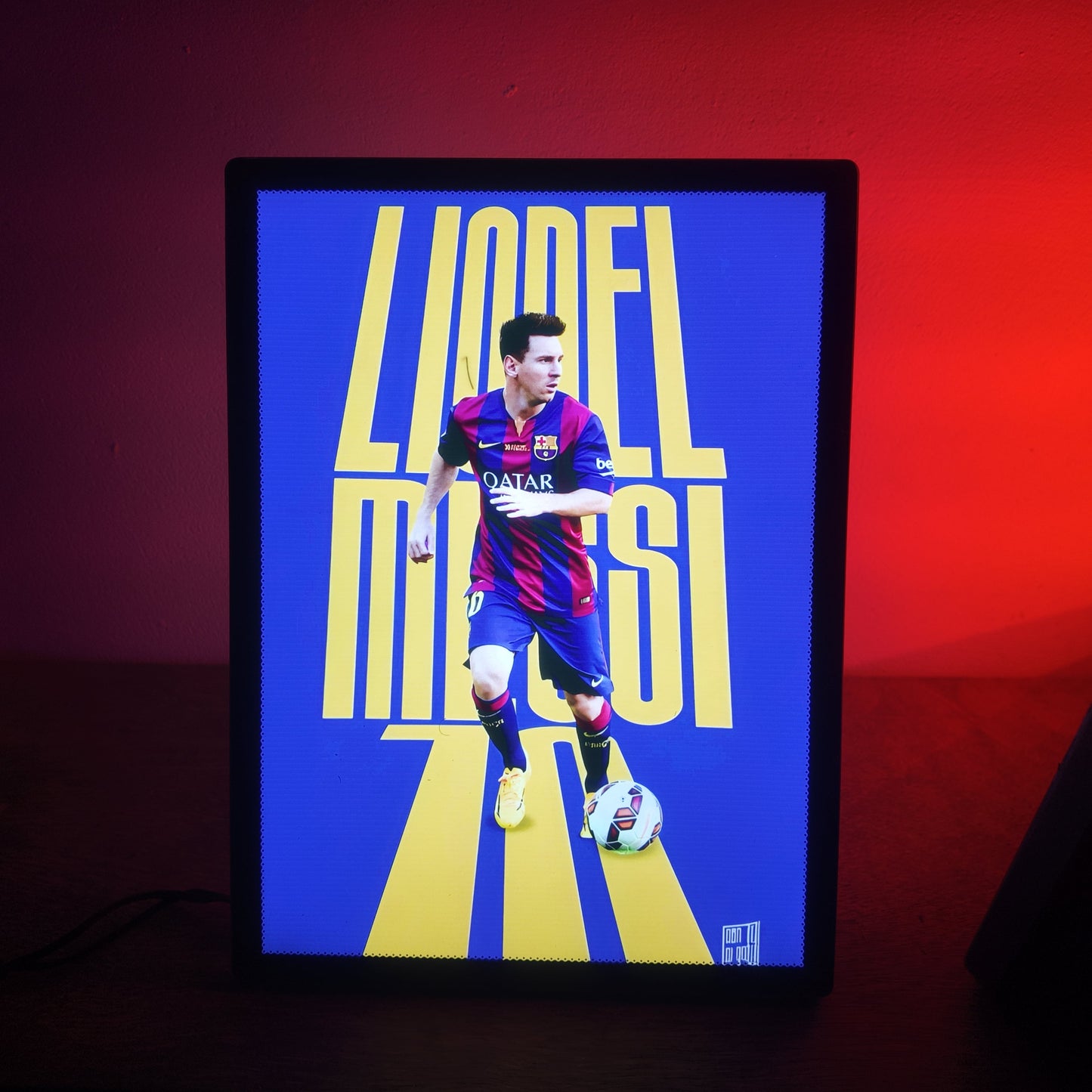 Messi LED Frame