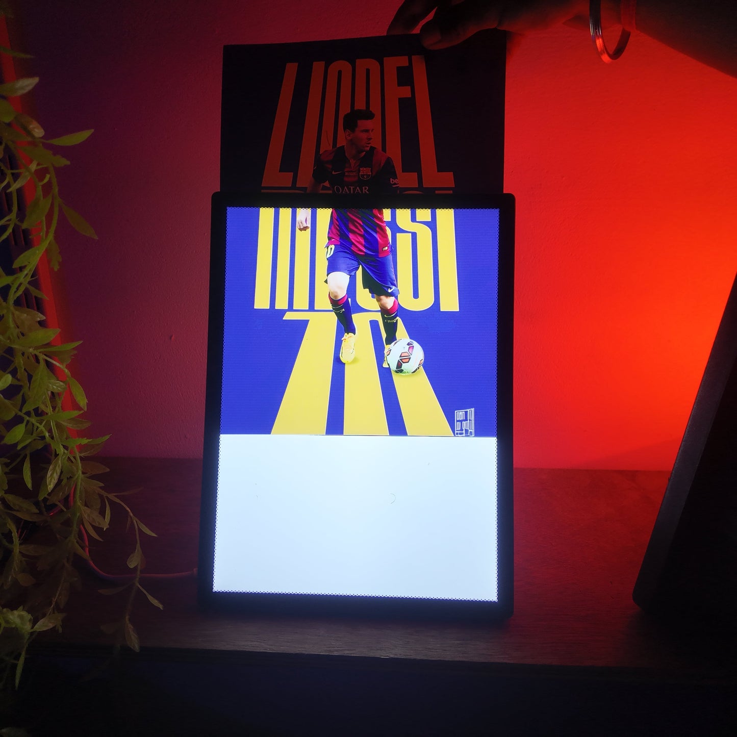 Messi LED Frame
