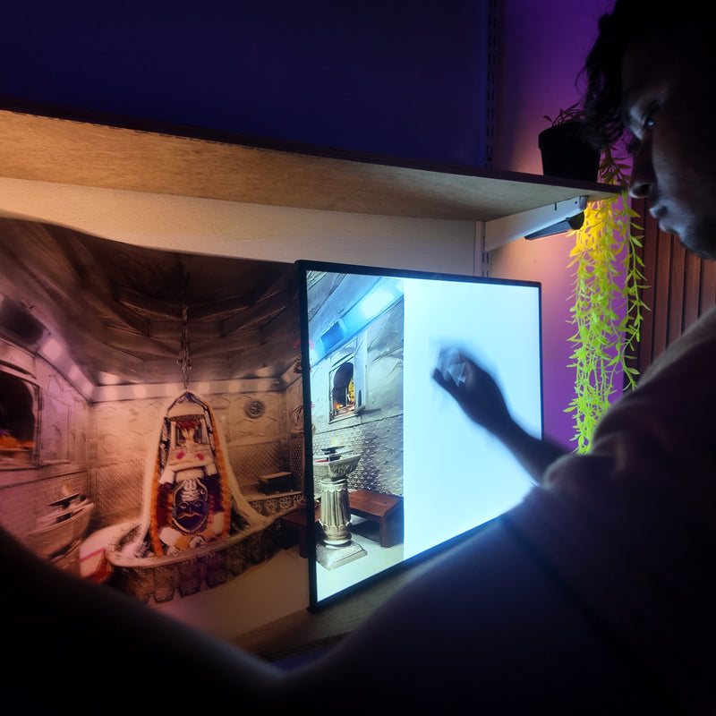 Mahakal LED Glowing Frame - A2